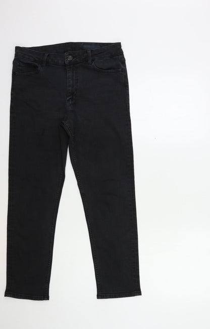 Marks and Spencer Womens Black  Denim Skinny Jeans Size 10 L26 in
