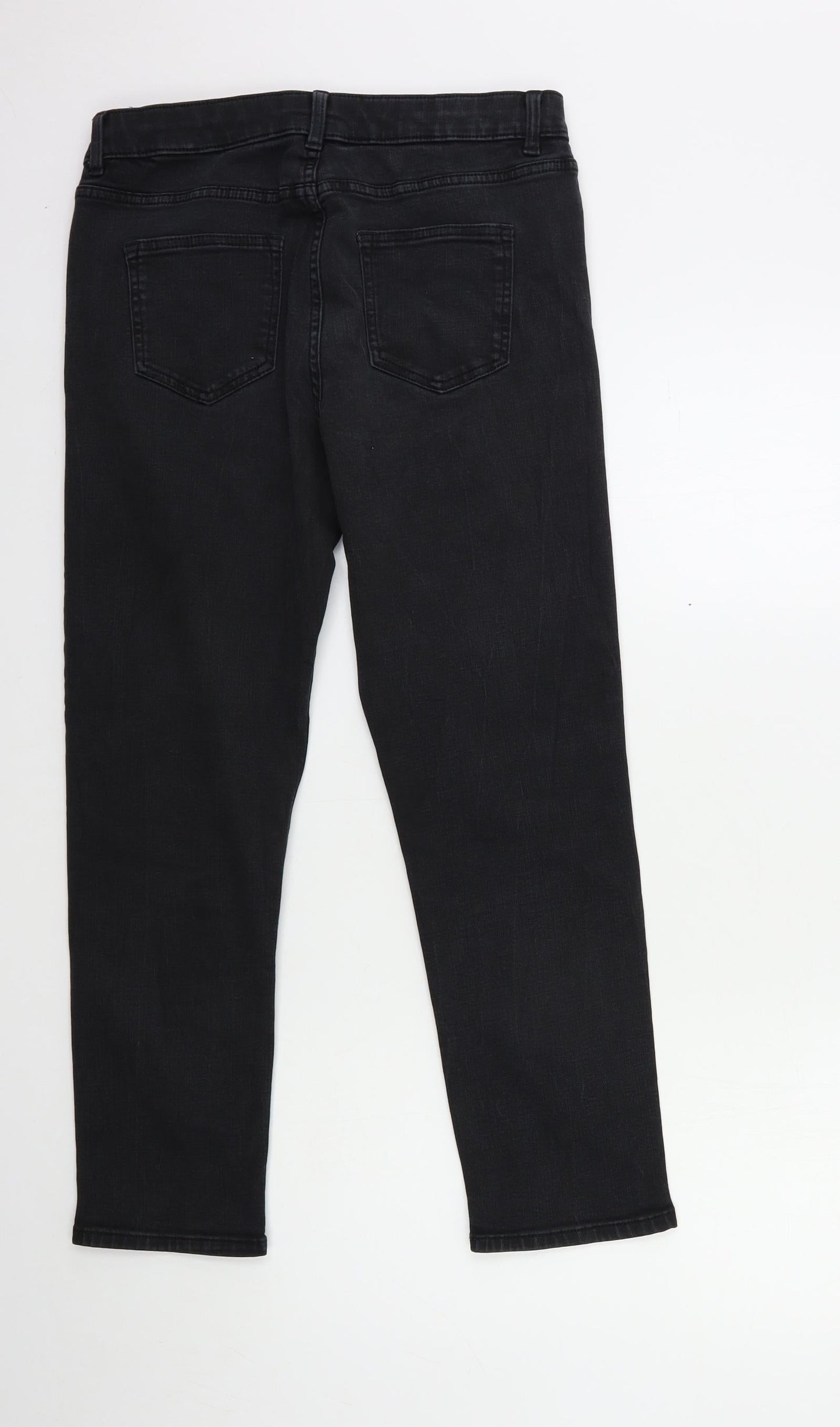 Marks and Spencer Womens Black  Denim Skinny Jeans Size 10 L26 in