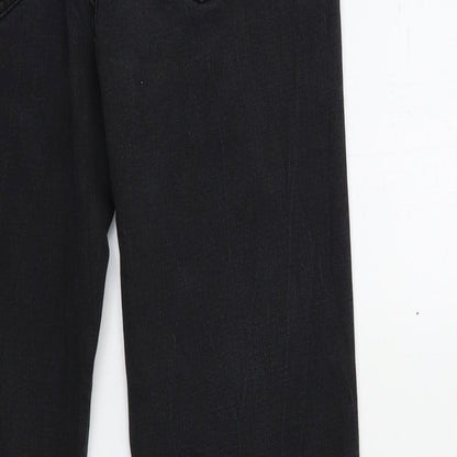 Marks and Spencer Womens Black  Denim Skinny Jeans Size 10 L26 in