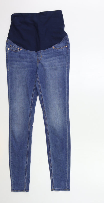 Womens UK Size S H&M Regular Fit Skinny Blue Jeans