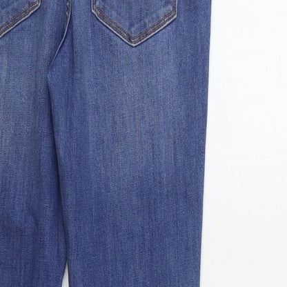 Womens UK Size S H&M Regular Fit Skinny Blue Jeans