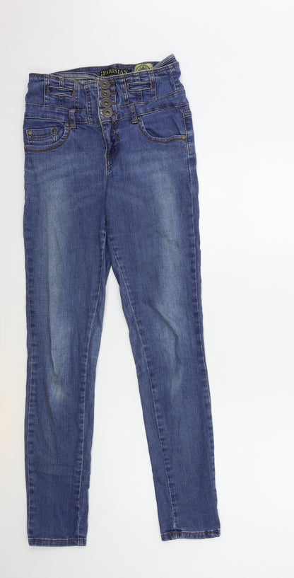 PARISIAN SIGNATURE Womens Blue  Denim Skinny Jeans Size 26 in L31 in