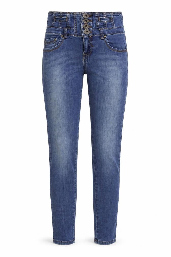 Parisian Signature Womens Blue  Denim Skinny Jeans Size 26 in L31 in