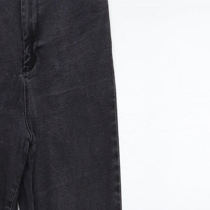 Denim & Co. Womens Black  Denim Skinny Jeans Size 14 L25 in