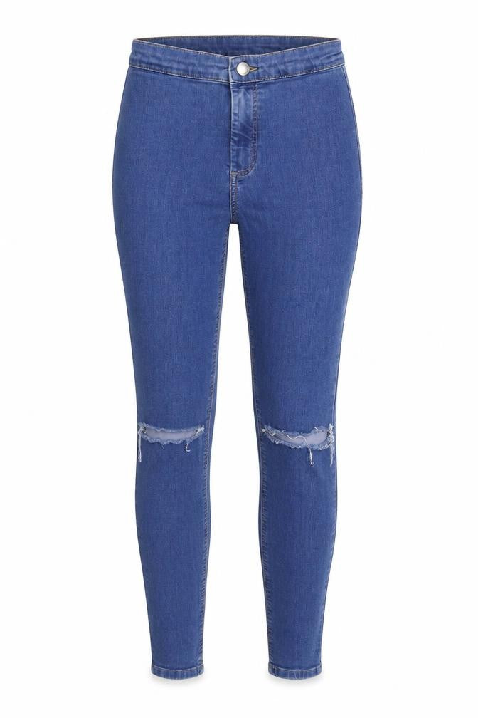 Womens UK Size 26 in Topshop Regular Fit Skinny Blue Jeans