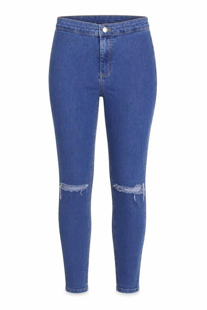 Womens UK Size 26 in Topshop Regular Fit Skinny Blue Jeans
