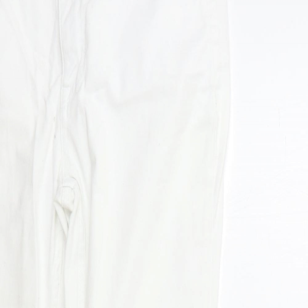 Dunnes Stores Womens White  Denim Skinny Jeans Size 12 L27 in