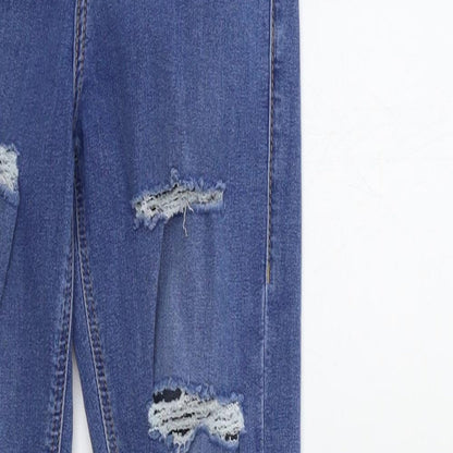 Topshop Womens Blue  Denim Skinny Jeans Size 26 in L32 in