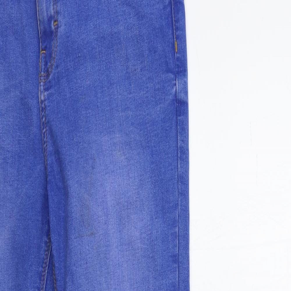 Denim & Co. Womens Blue  Denim Skinny Jeans Size 12 L30 in