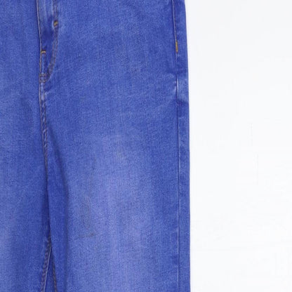 Denim & Co. Womens Blue  Denim Skinny Jeans Size 12 L30 in