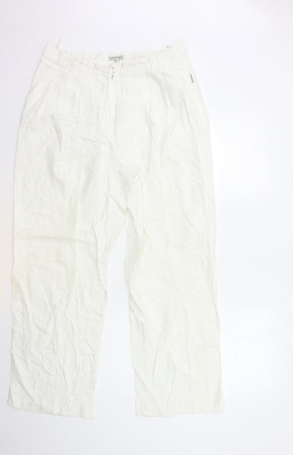 HABALDA Womens White   Trousers  Size XL L30 in
