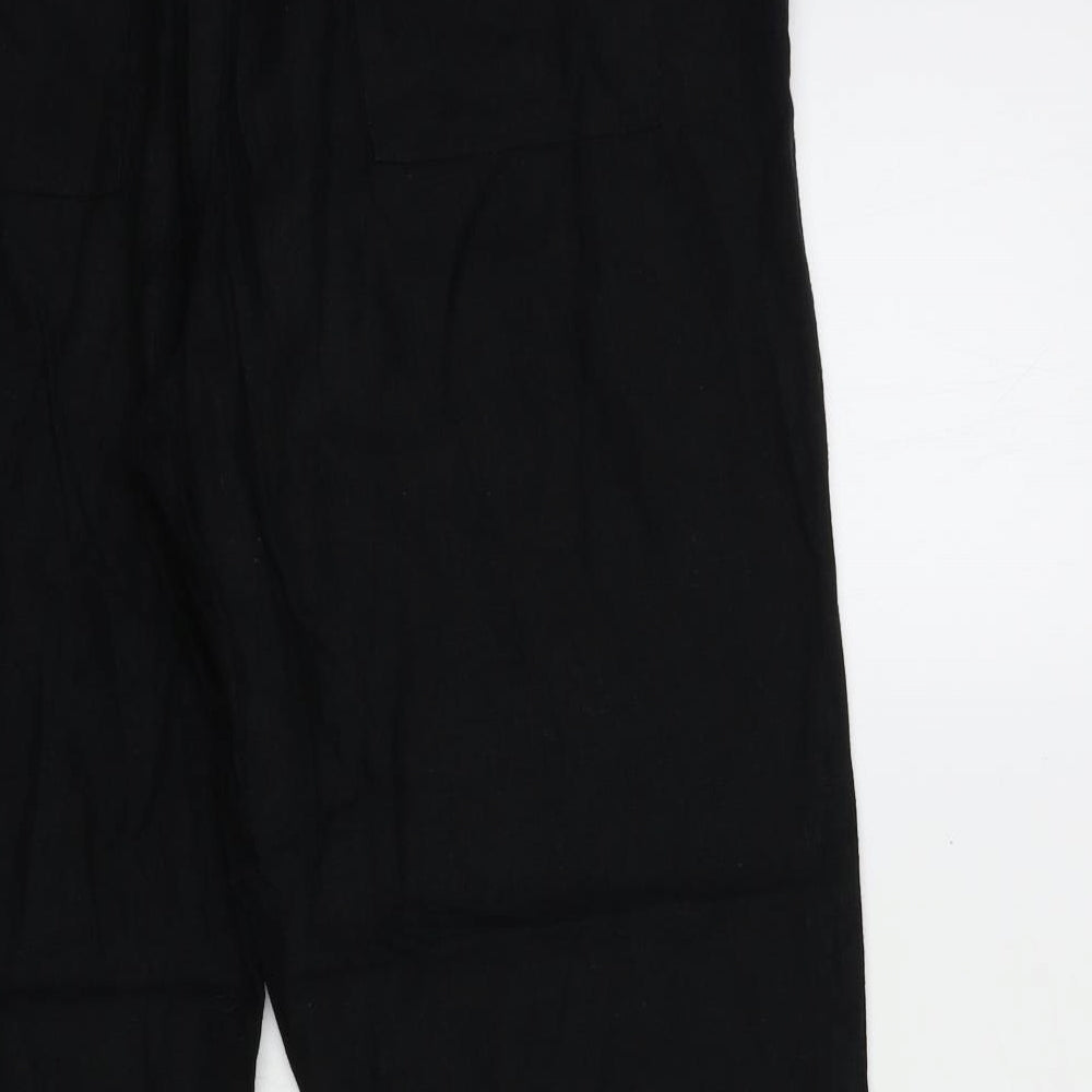 Papaya Womens Black   Trousers  Size 34 in L29 in
