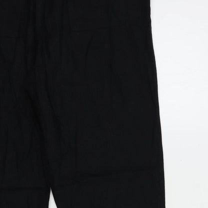 Papaya Womens Black   Trousers  Size 34 in L29 in