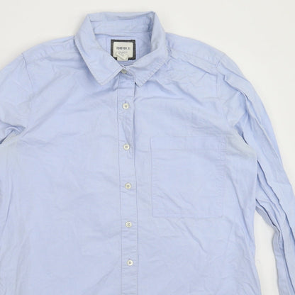 FOREVER 21 Womens Blue   Shirt Dress  Size M