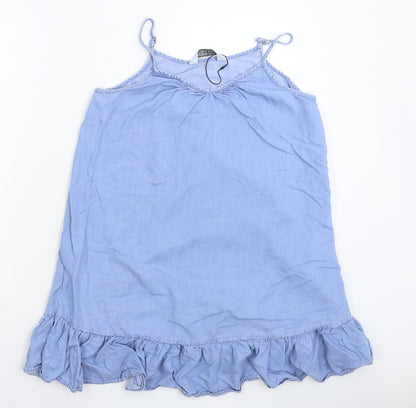 Denim & Co. Womens Blue   Basic Tank Size 14