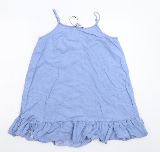 Denim & Co. Womens Blue   Basic Tank Size 14