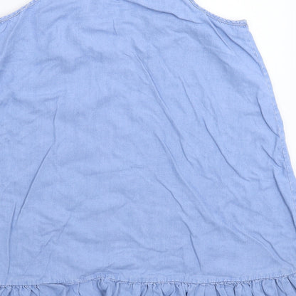 Denim & Co. Womens Blue   Basic Tank Size 14