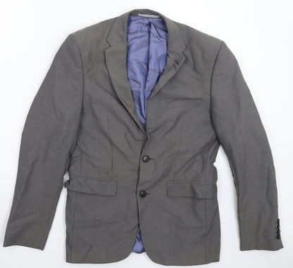 Mens UK Size 36 Burton Regular Grey Suit Jacket