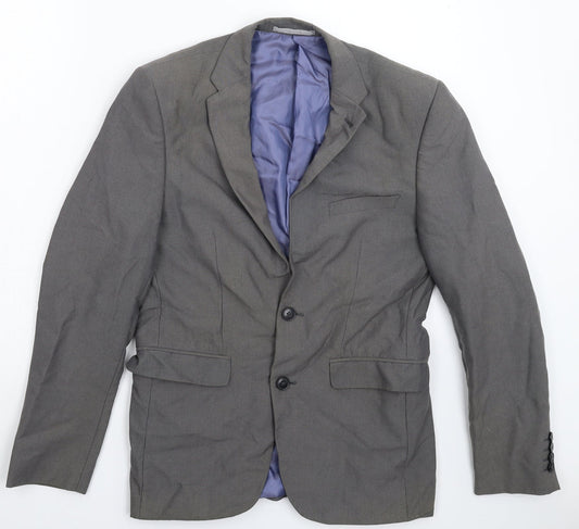 Mens UK Size 36 Burton Regular Grey Suit Jacket