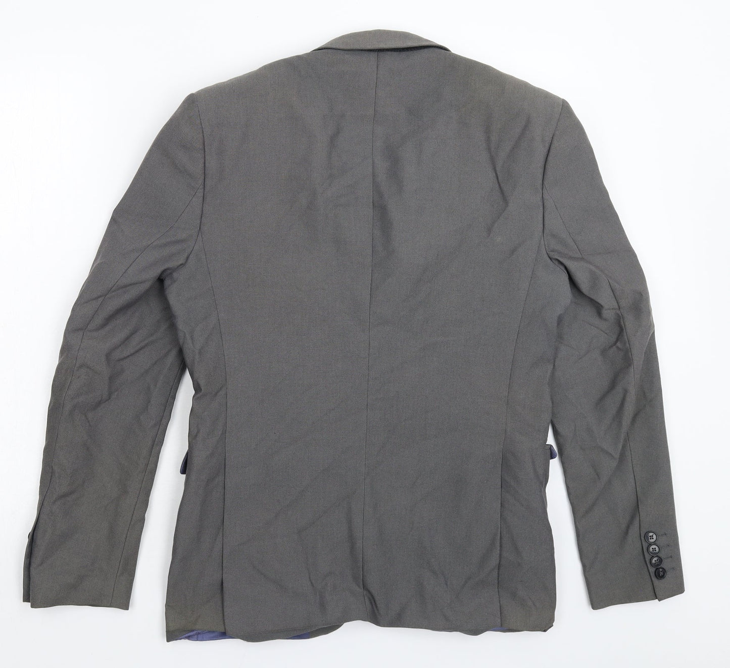 Mens UK Size 36 Burton Regular Grey Suit Jacket