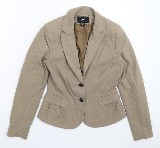 H&M Womens Grey   Jacket Suit Jacket Size 12