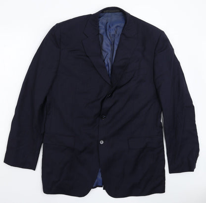 Mens UK Size 44 Marks and Spencer Regular Blue Suit Jacket