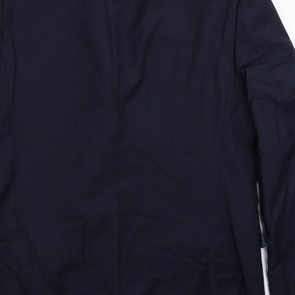 Mens UK Size 44 Marks and Spencer Regular Blue Suit Jacket