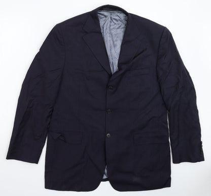 Mens UK Size 42 Marks and Spencer Regular Blue Suit Jacket