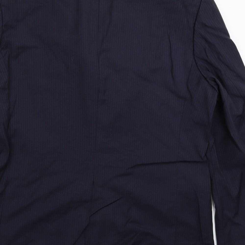 Mens UK Size 42 Marks and Spencer Regular Blue Suit Jacket
