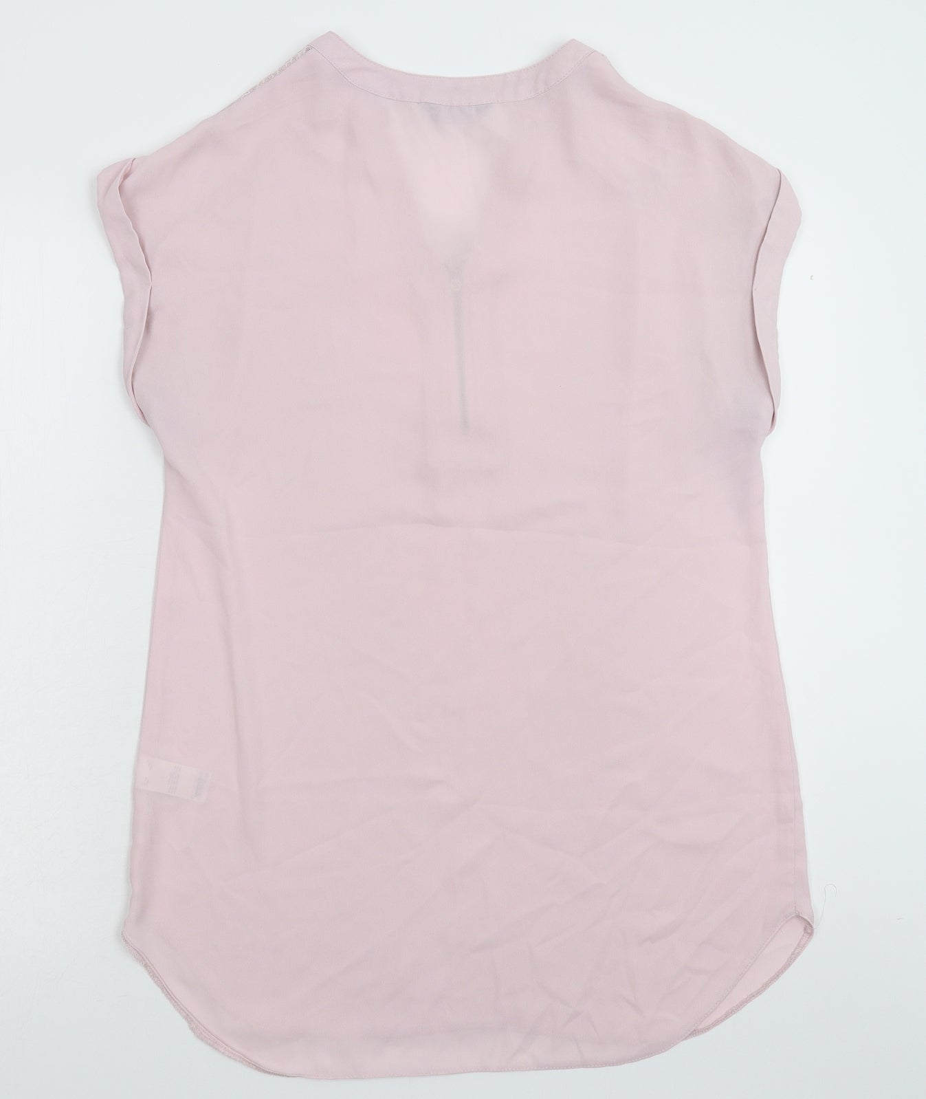 F&F Womens Pink  Satin Basic Blouse Size 10
