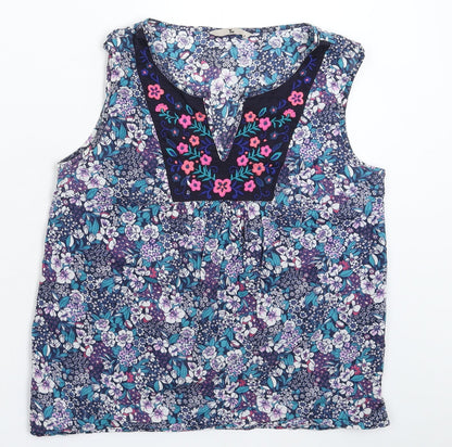 Womens UK Size 8 TU Multicoloured Basic Tank