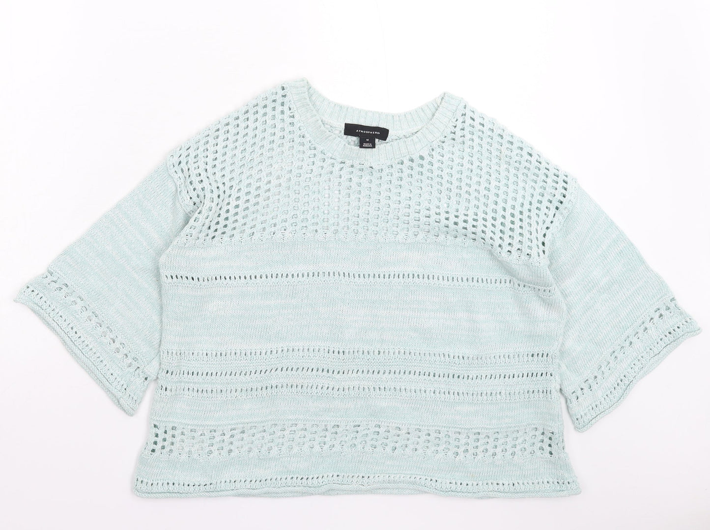 Womens UK Size M Atmosphere Green Pullover Jumper