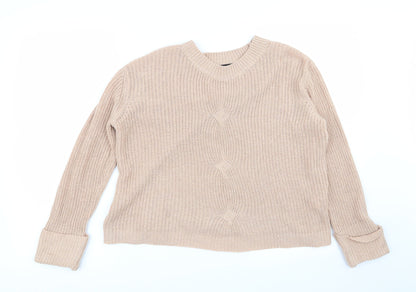 SheIn Womens Beige   Pullover Jumper Size L