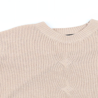 SheIn Womens Beige   Pullover Jumper Size L