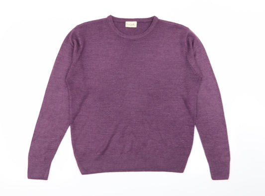 isabelle Womens Purple   Pullover Jumper Size S