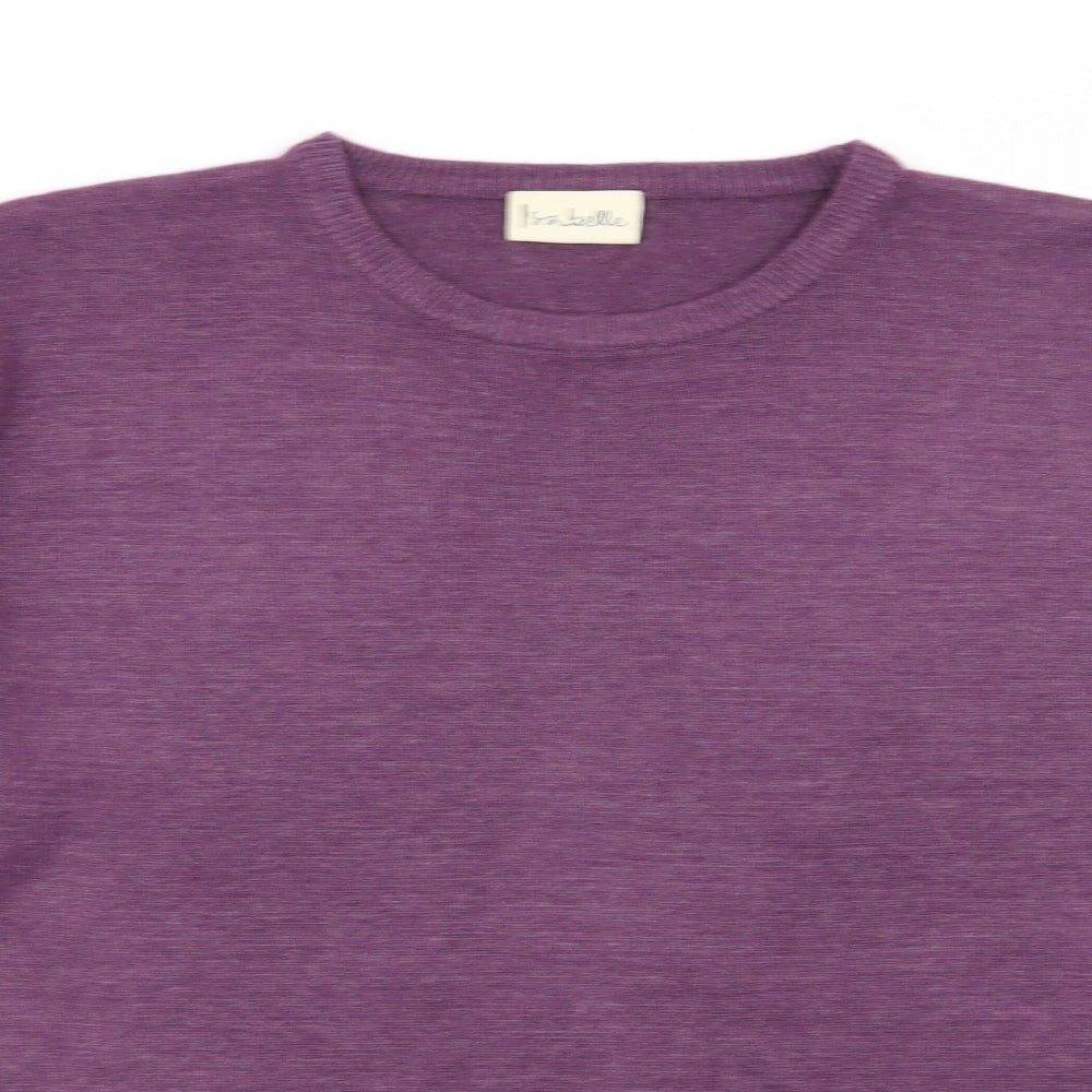 Womens UK Size S isabelle Purple Pullover Jumper