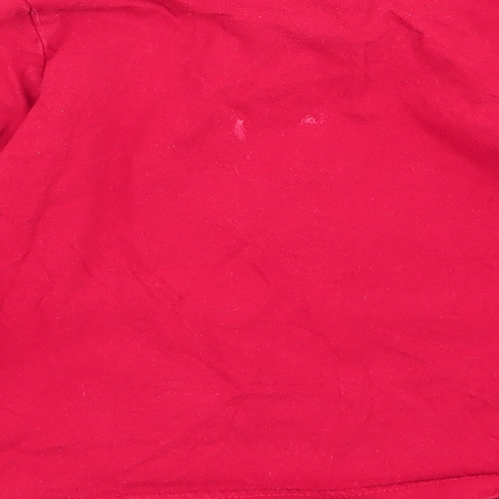F&F Boys Red Solid  Babydoll Pyjama Top Size 18-24 Months