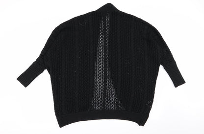 FOREVER 21 Womens Black   Cardigan Jumper Size M