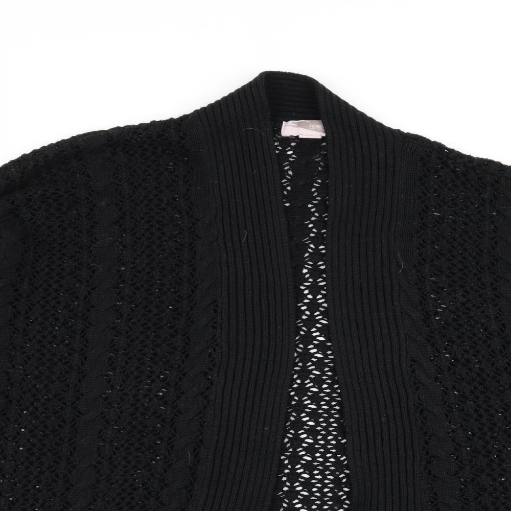 FOREVER 21 Womens Black   Cardigan Jumper Size M