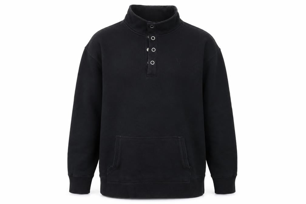 Mens UK Size L Atlantic Bay Black Pullover Jumper