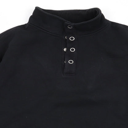 Atlantic Bay Mens Black   Pullover Jumper Size L