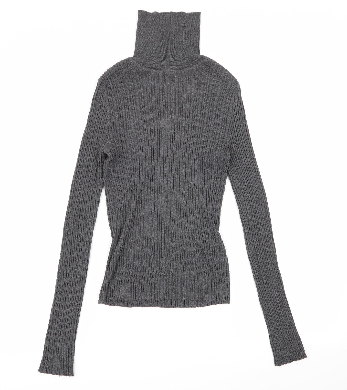 Womens UK Size 12 ASOS Grey Basic T-Shirt