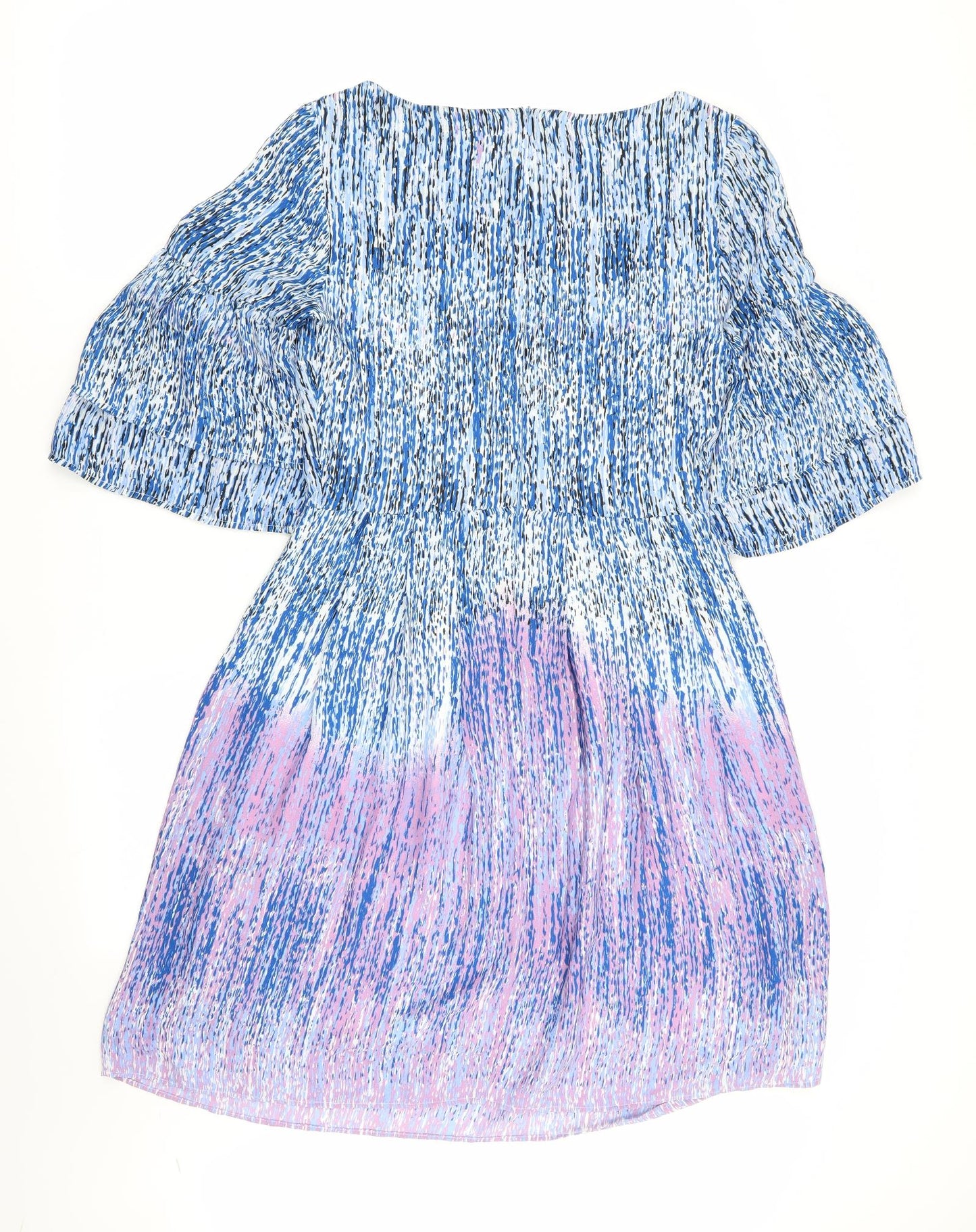 TU Womens Multicoloured Geometric  Fit & Flare  Size 8