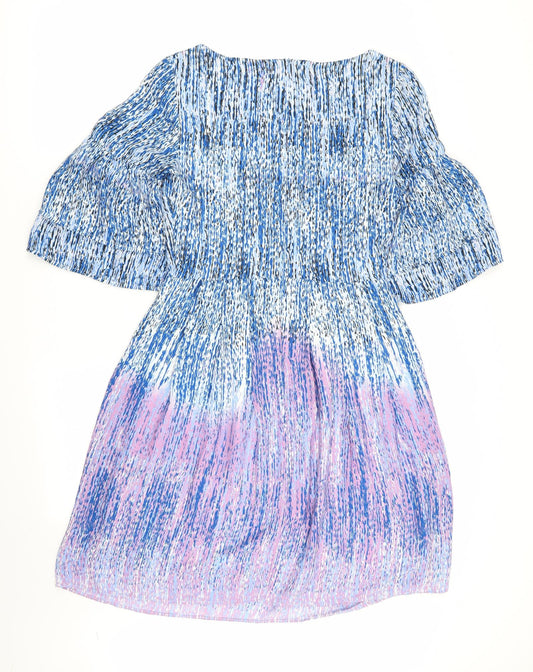 TU Womens Multicoloured Geometric  Fit & Flare  Size 8