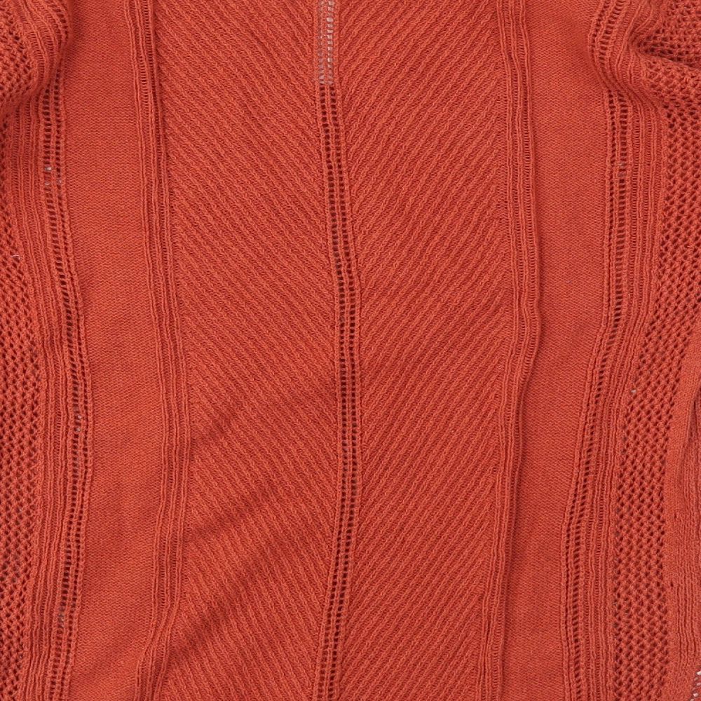 Womens UK Size 8 NEXT Red Basic T-Shirt