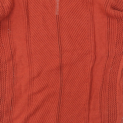 Womens UK Size 8 NEXT Red Basic T-Shirt