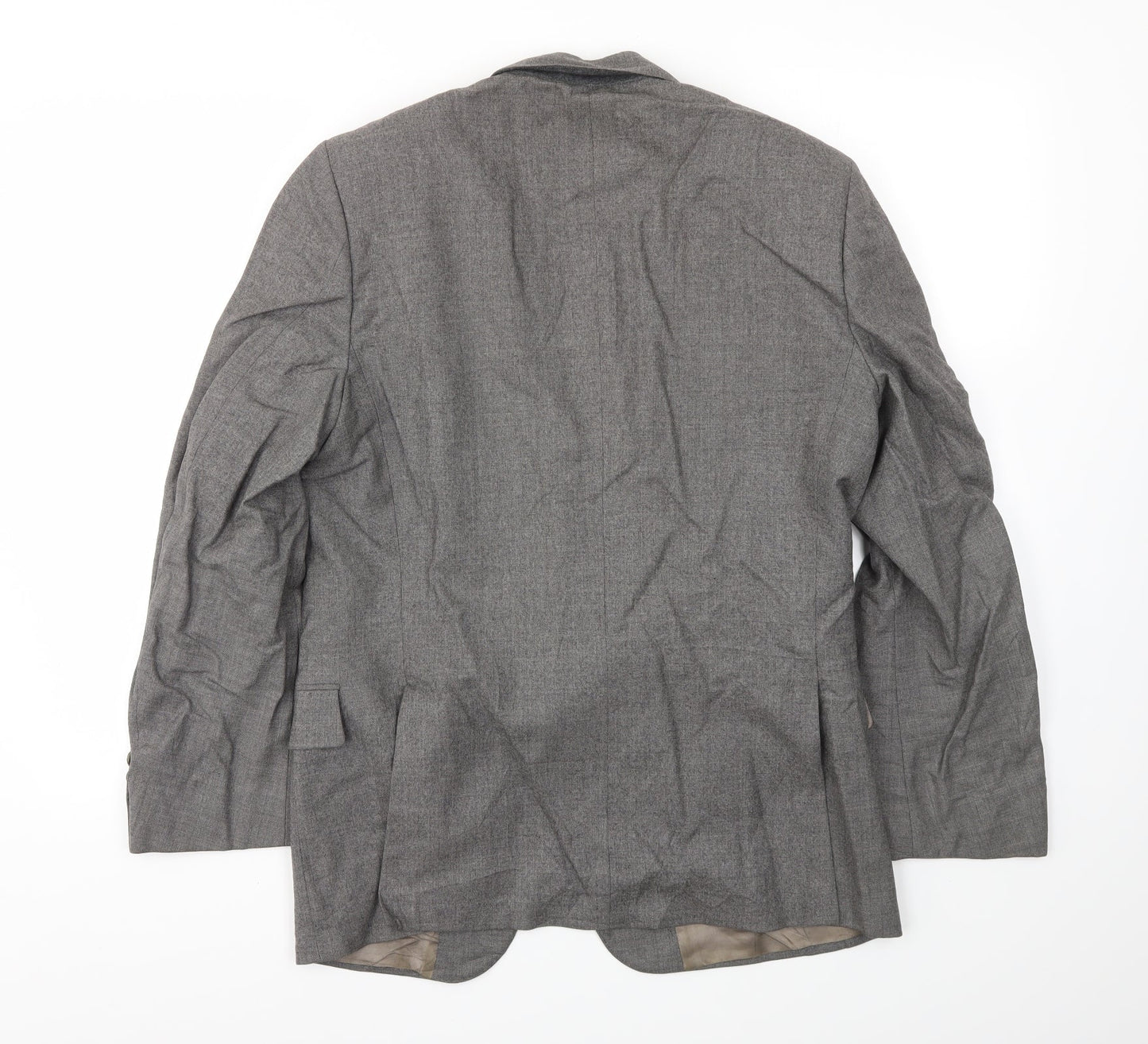 Mens UK Size 38 St Michaels Regular Grey Suit Jacket