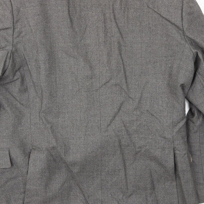 Mens UK Size 38 St Michaels Regular Grey Suit Jacket