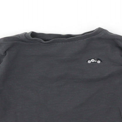 NEXT Girls Grey   Basic T-Shirt Size 24 Months