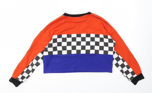 FOREVER 21 Womens Multicoloured Geometric  Pullover Jumper Size S